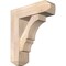 Ekena Millwork Balboa Craftsman Smooth Bracket w/ Offset Brace, Douglas Fir, 7 1/2"W x 24"D x 28"H BKT0806X24X28BOA04SDF - alternate 1